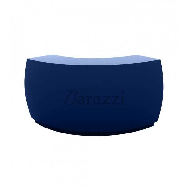 Fiesta Curved Bar with Navy Lacquered Finish by Vondom