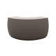 Fiesta Curved Bar with Taupe Lacquered Finish by Vondom