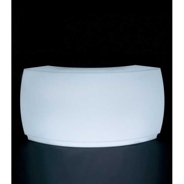 Module de Bar Arrondi Lumineux (LED blanche) par Vondom