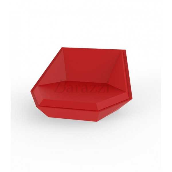 Le Faz Daybed Rouge Mat par Vondom