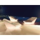 Faz Daybed with White Led Light by Vondom - Three Sun Lounge Chairs on a poolside
