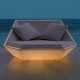 Lit de Jardin Rétro Eclairé Faz Daybed par Vondom. Coussins 60x60cm en options