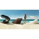 Faz Daybed with Parasol - Shell-like Outdoor Sofa with 360° rotation by Vondom