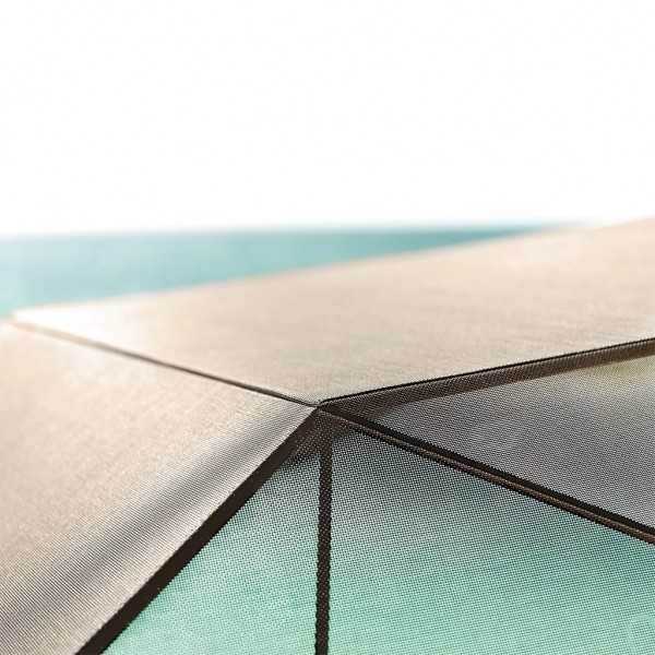 Parasol detail of the Batyline fabric which offers exceptional outdoor performance