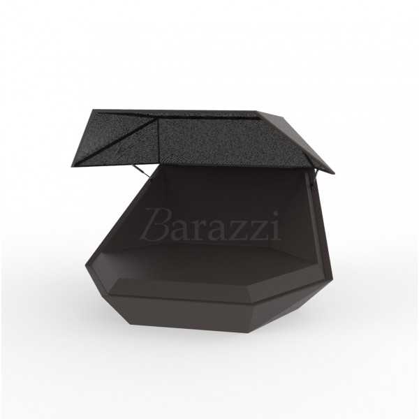 Faz Daybed Bronze Mat avec Parasol par Vondom 