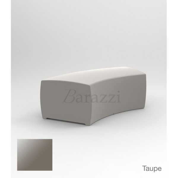 And Banco by Vondom - Lacquered Incurved Bench available in 15 colors