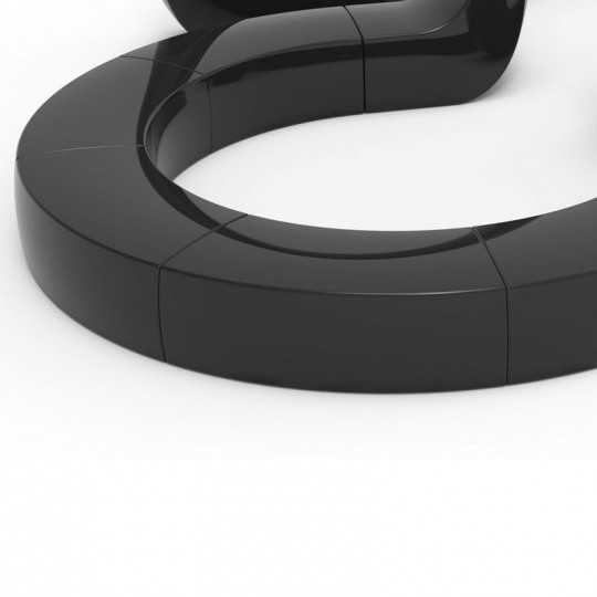 Lacquered And Banco Bench by Vondom (shown here in black)