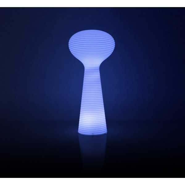 Eclairage Bleu pour la lampe Bloom par Vondom