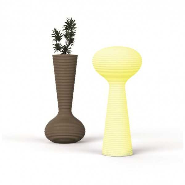 Pot et Lampe Bloom par Vondom