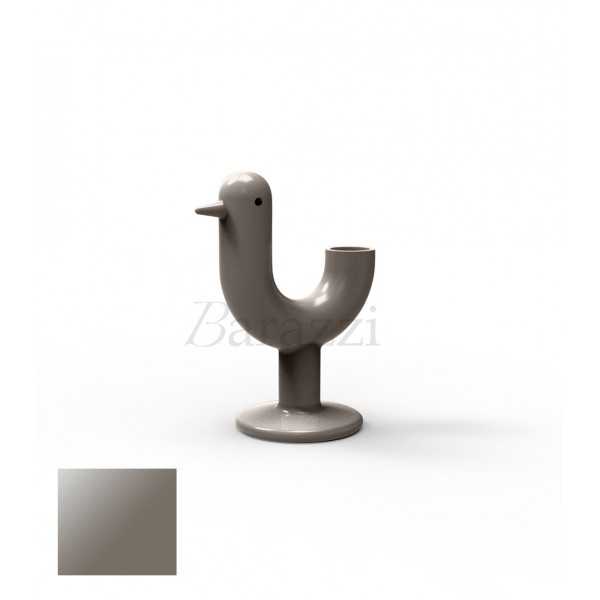 Peacock Planter with Taupe Lacquered Finish by Vondom