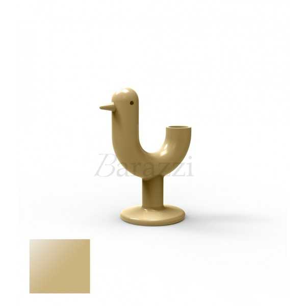 Peacock Planter with Beige Lacquered Finish by Vondom