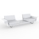 DELTA B 2 seater Outdoor Sofa with Table and Lacquered Finish by Vondom (was FLAT Sofa)