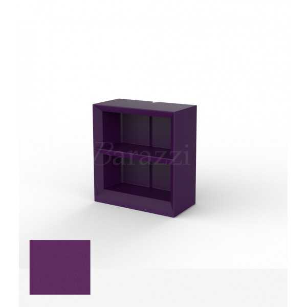 Vela H100 Outdoor Shelving System - Plum Color with Matt Finish