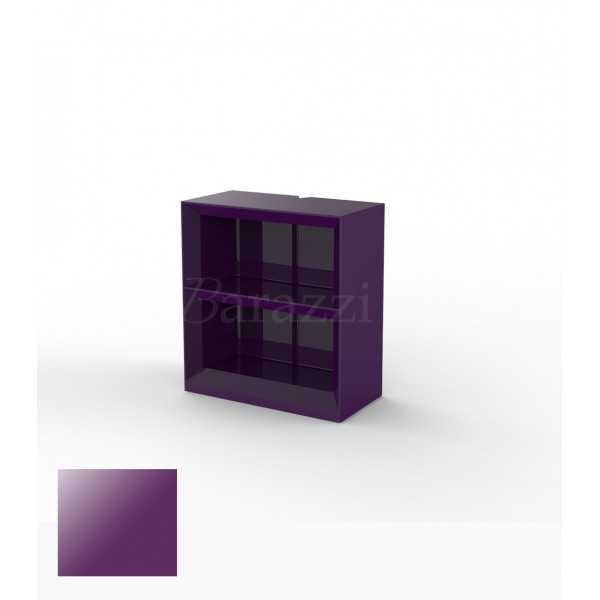 Vela H100 Bar Shelves by Vondom - Color Plum with Lacquered Finish