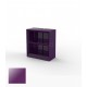 Vela H100 Bar Shelves by Vondom - Color Plum with Lacquered Finish