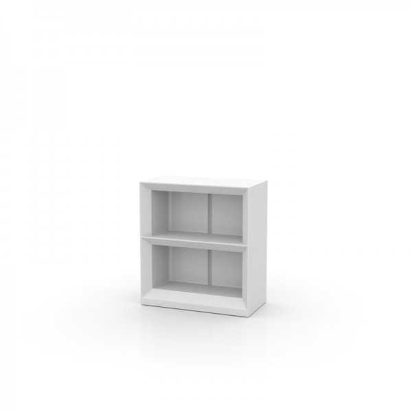 Vela H100 RGB - Cubic Shelving System with RGB LED Light by Vondom (switched off)