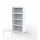 Vela H200 Outdoor Bar Shelves by Vondom - White Color with Matt Finish