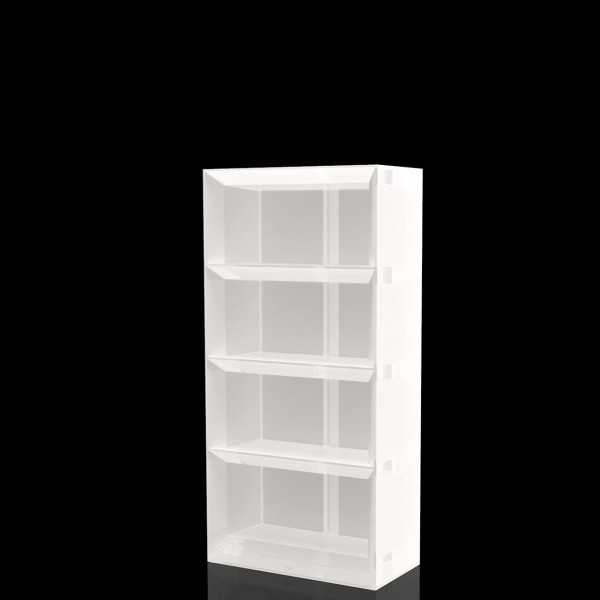 Vela Shelfving System 200 LED White - White Light Bar Shelves by Vondom