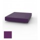 Vela Daybed 200 by Vondom - Plum Color with Matt Finish