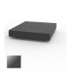 Vela Daybed 200 Anthracite Lacquered Giant Outdoor Loveseat by Vondom