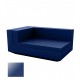 Vela Sofa Chaiselongue Navy lacquered