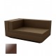 Vela Sofa Chaiselongue Bronze lacquered