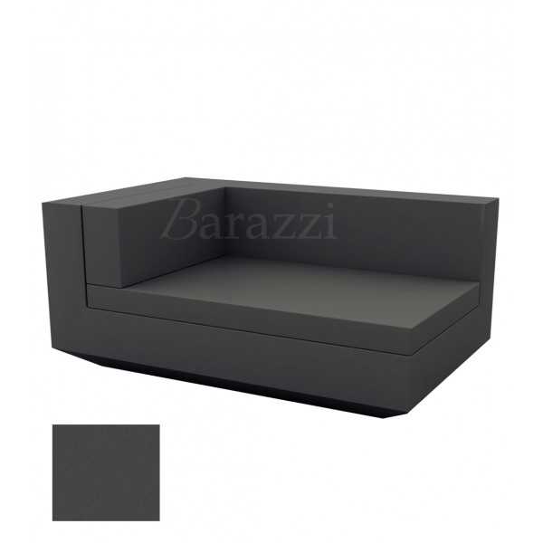 Vela Sofa Chaiselongue Anthracite Matt