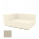  Vela Sofa Chaiselongue Ecru Matt by Vondom