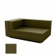  Vela Sofa Chaiselongue Khaki Matt by Vondom