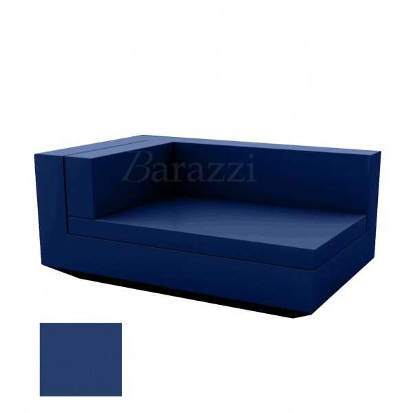  Vela Sofa Chaiselongue Navy Matt by Vondom