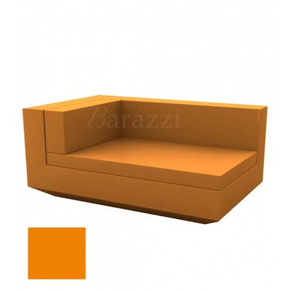  Vela Sofa Chaiselongue Orange Matt by Vondom