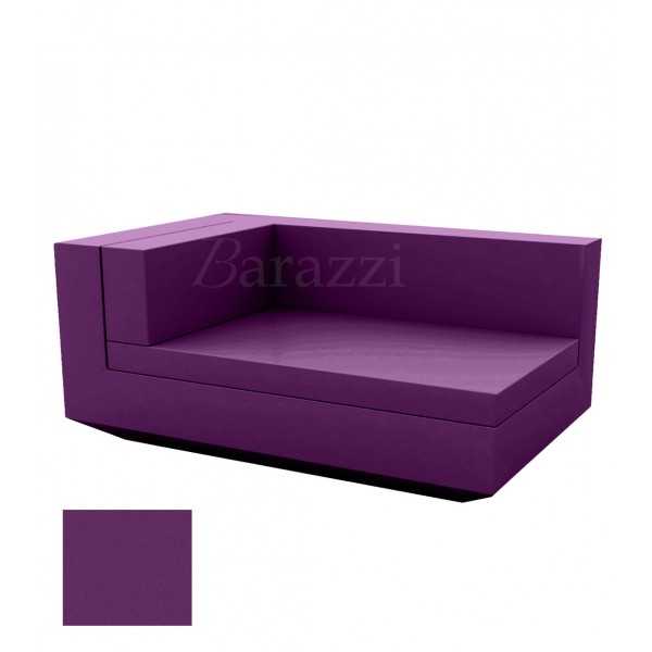  Vela Sofa Chaiselongue Plum Matt by Vondom