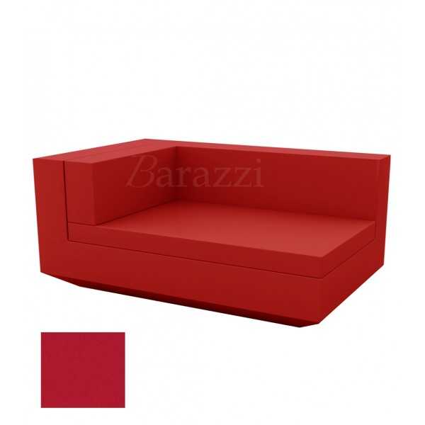  Vela Sofa Chaiselongue Red Matt by Vondom