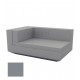  Vela Sofa Chaiselongue Steel Matt by Vondom