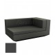 Chaiselongue Vela Sofa Right Anthracite Matt Vondom