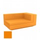 Chaise-longue Vela Sofa Droit Orange Mat Vondom
