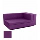 Chaiselongue Vela Sofa Right Plum Matt Vondom