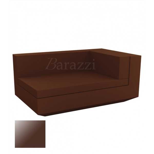 Meridienne Vela Sofa Droit Bronze Laque Vondom