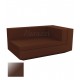 Meridienne Vela Sofa Droit Bronze Laque Vondom