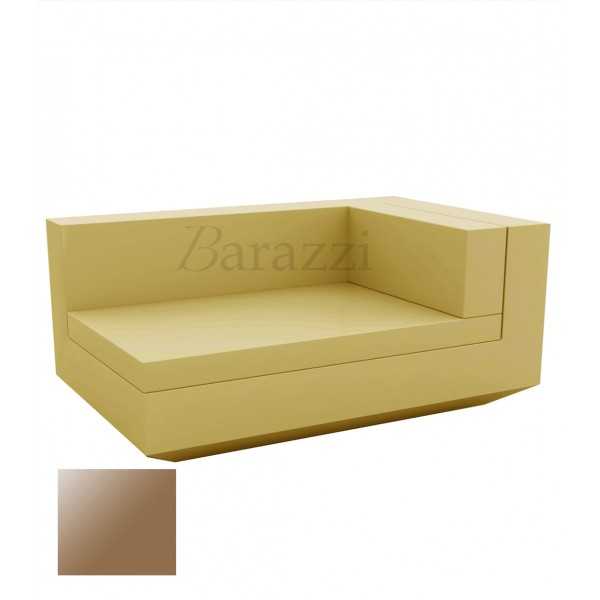 Meridienne Vela Sofa Droit Champagne Laque Vondom