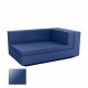 Meridienne Vela Sofa Droit Bleu Laque Vondom