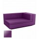 Chaiselongue Vela Sofa Right Plum Lacquered Vondom