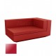 Meridienne Vela Sofa Droit Rouge Laque Vondom