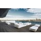  Ensemble (éteint) du Mobilier Design et Confortable pour Bar Vela Sofa RGB Vondom