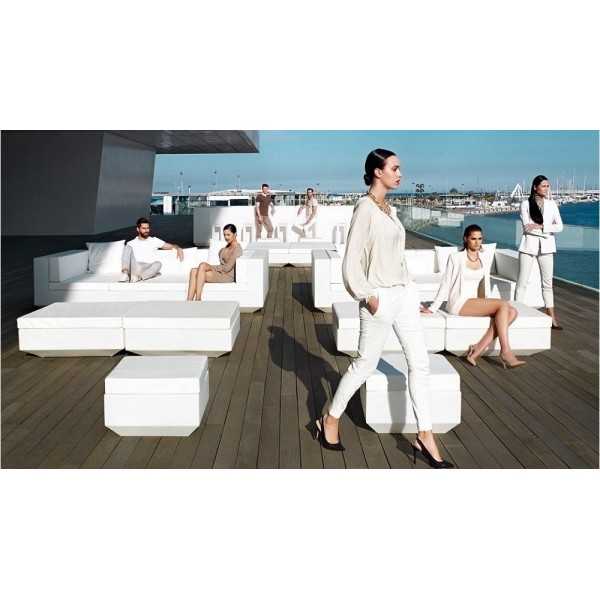 Bar Furnitures on Terrace Vela Sofa Modular by Vondom