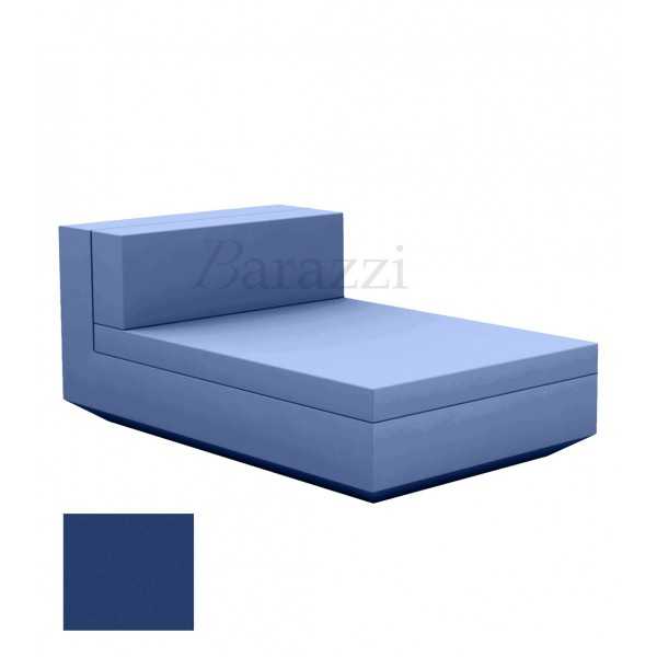 Chaise-longue Vela Sofa Central Navy Mat Vondom