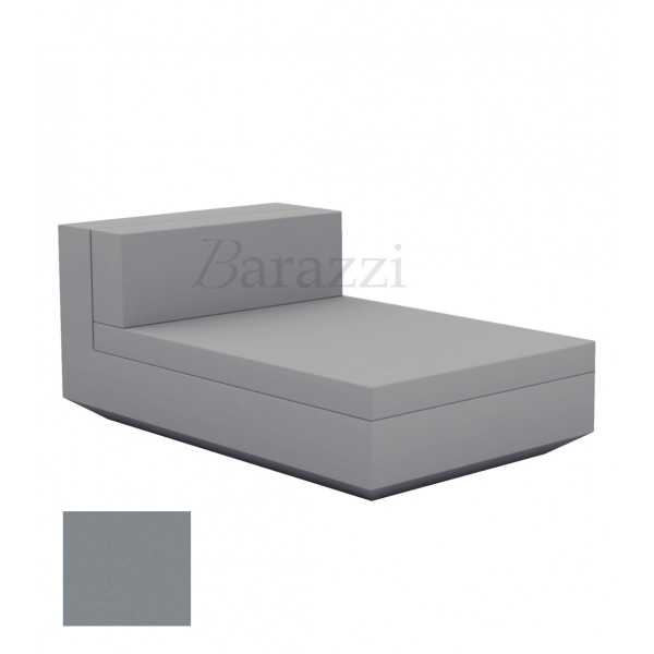 Chaise-longue Vela Sofa Central Steel Mat Vondom