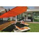Flexy Large Rectangular Sun Umbrella with Wide Tilting Canopy by Fim