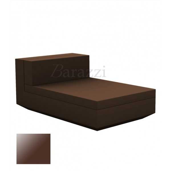 Meridienne Vela Sofa Central Bronze laque Vondom