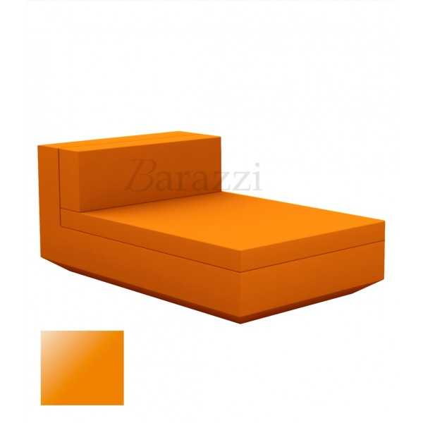 Meridienne Vela Sofa Central Orange laque Vondom